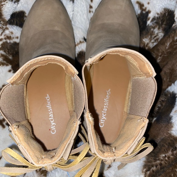 Faux Suede Booties - Picture 3 of 4